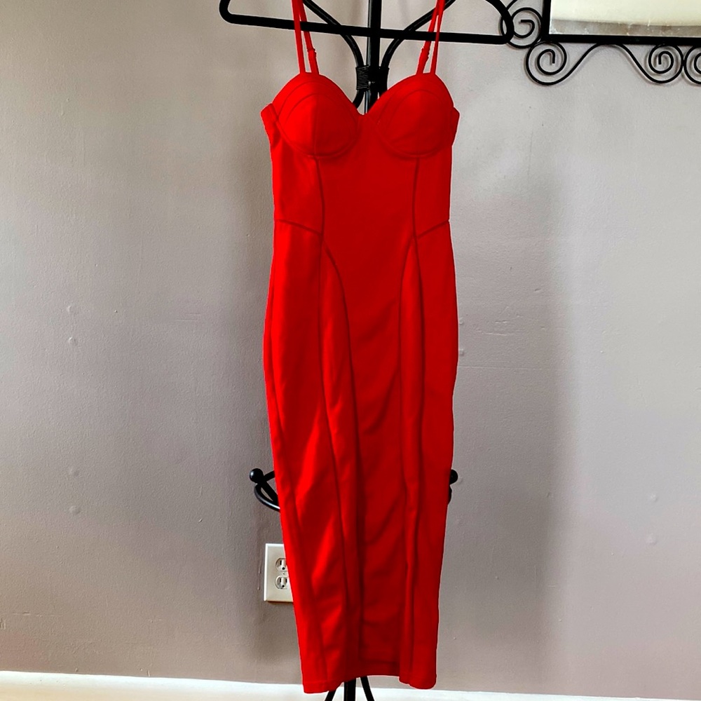 Red dress